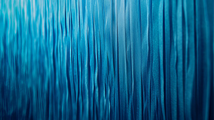 Vibrant vertical ribbed blue texture for modern design and art concepts