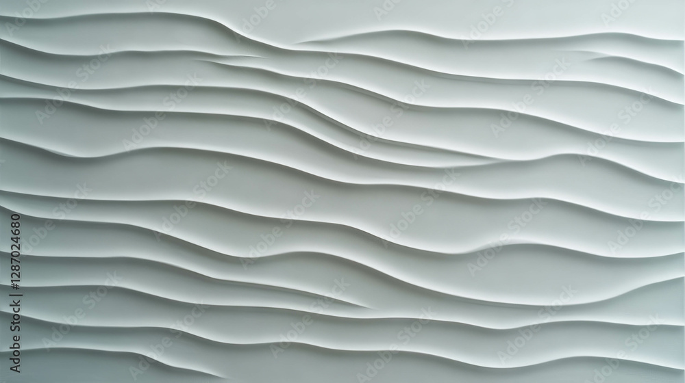 Aufkleber double ribbed plastic texture with distinct wave patterns for design and material study