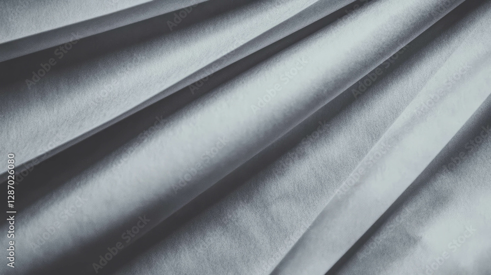 Poster elegant texture of ribbed grey paper with smooth light for design and craft projects