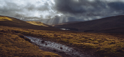 landscape with clouds