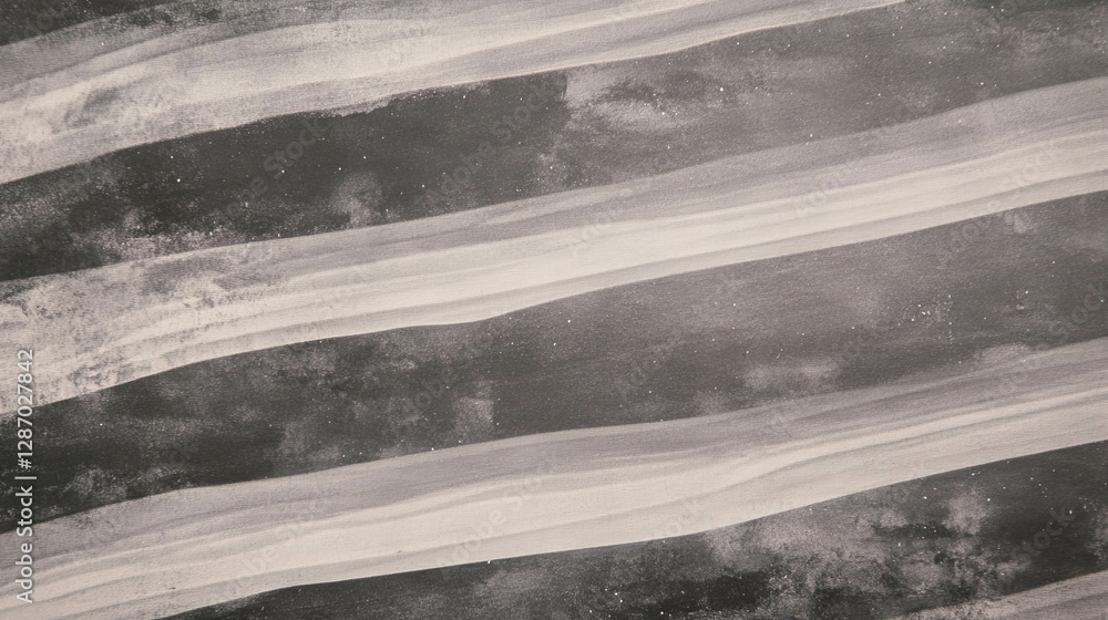 Poster abstract gray texture with horizontal ribbed patterns for background design