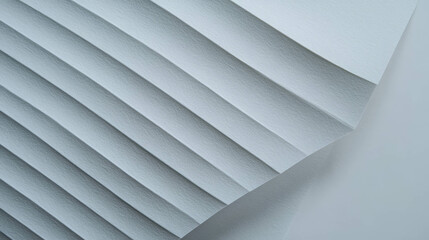 Obraz premium Textured horizontal ribbed grey paper for design backgrounds