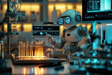 Advanced robotics laboratory explores innovative technologies in synthetic biology and chemistry