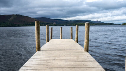 Fototapeta premium pier on the lake 2
