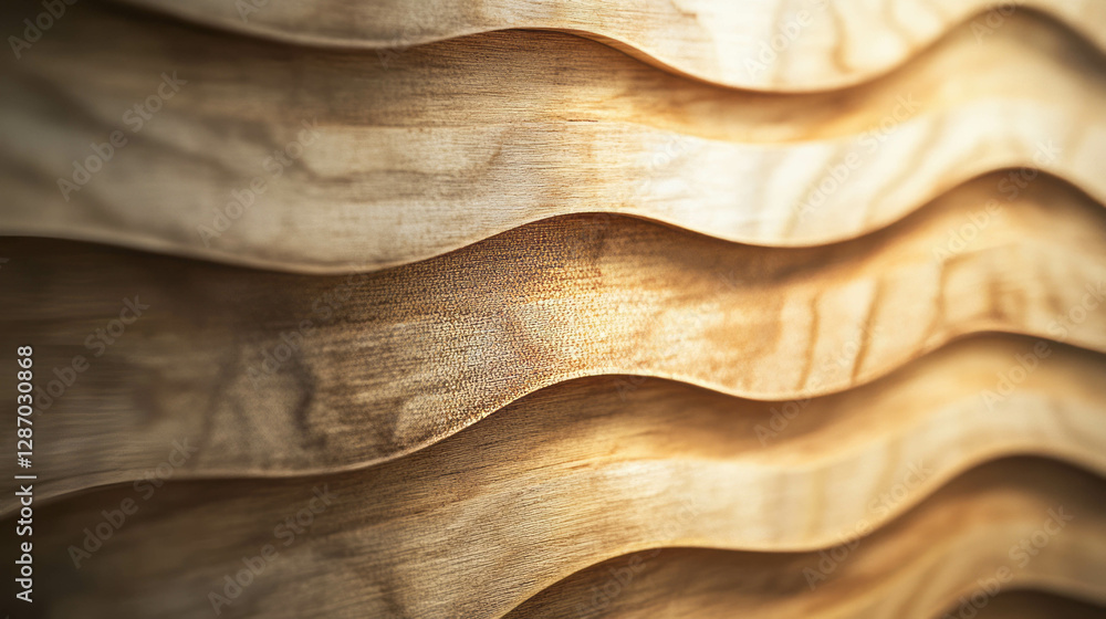 Poster abstract layered plywood texture with distinct grain pattern for design and background