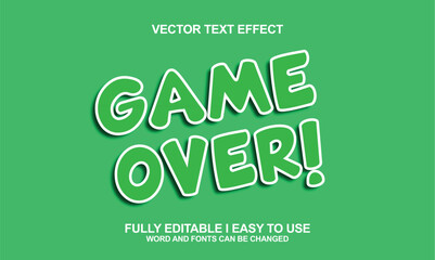 Editable Font Vector Effect