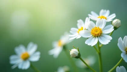 Fototapeta premium Delicate gypsophila, tiny white blooms, close-up view , floral, flower, white flowers