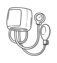 Blood pressure tonometer medical equipment