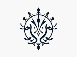 Elegant Logo Symbol for Contemporary Brand - Vector Artwork