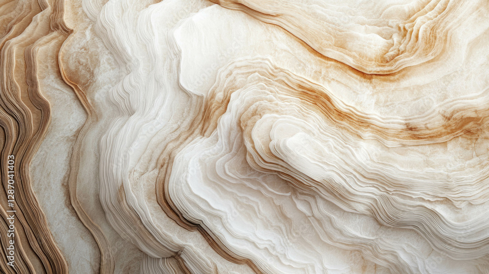 Poster intricate mango wood texture with tight grain and uniform patterns for design projects