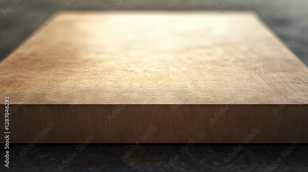 Poster Texture of matte mdf board with smooth surface and soft finish for interior design projects