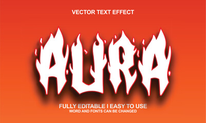 Editable Font Vector Effect