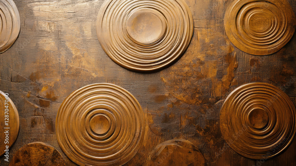 Poster textured mdf with circular saw marks and varied patterns for design projects