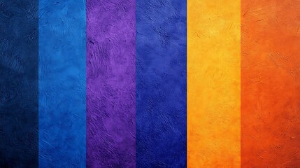 Fototapeta premium Vibrant Vertical Stripes: A Textured Digital Painting AI Generated