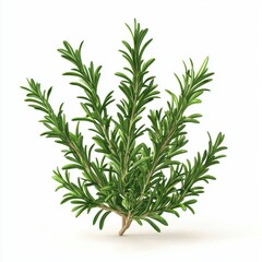 Fototapeta premium Rosemary plant isolated on white background