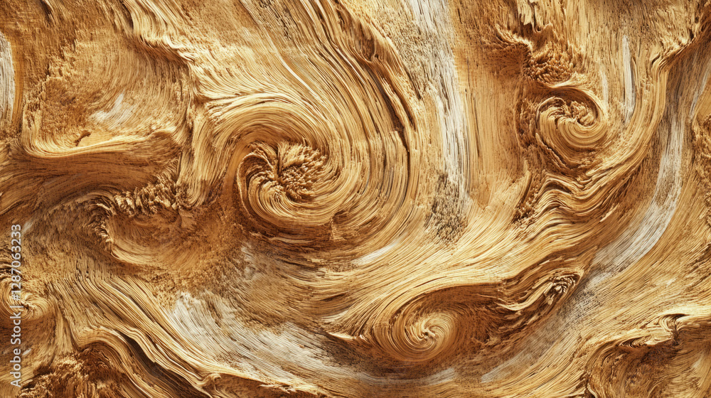 Poster Abstract textured osb surface with swirling patterns for design