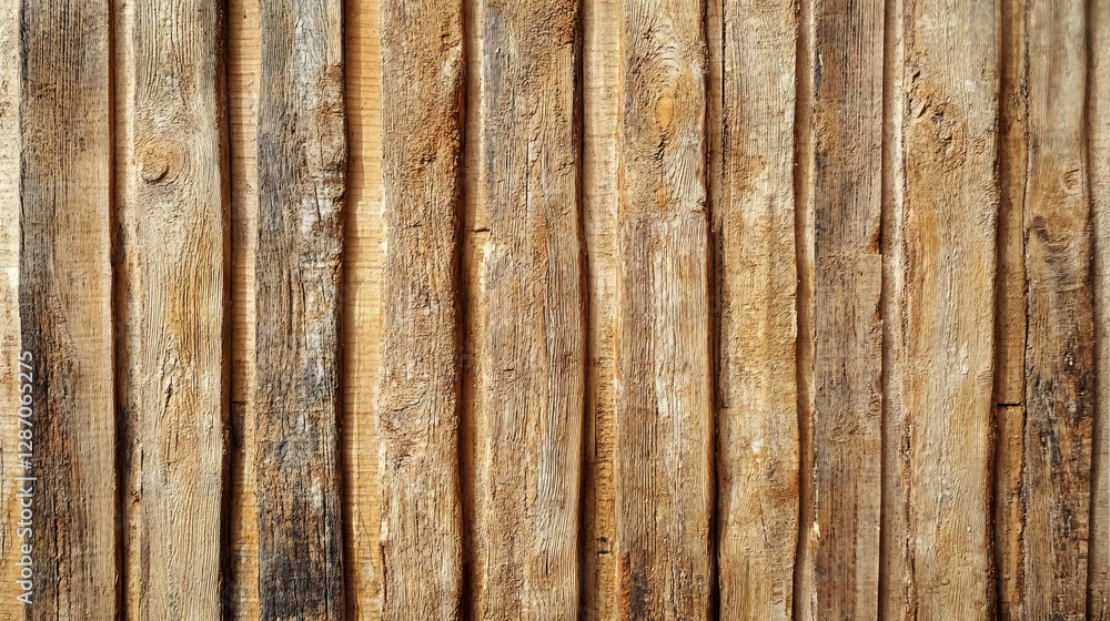 Poster close-up texture of oriented strand board with vertical wood strands