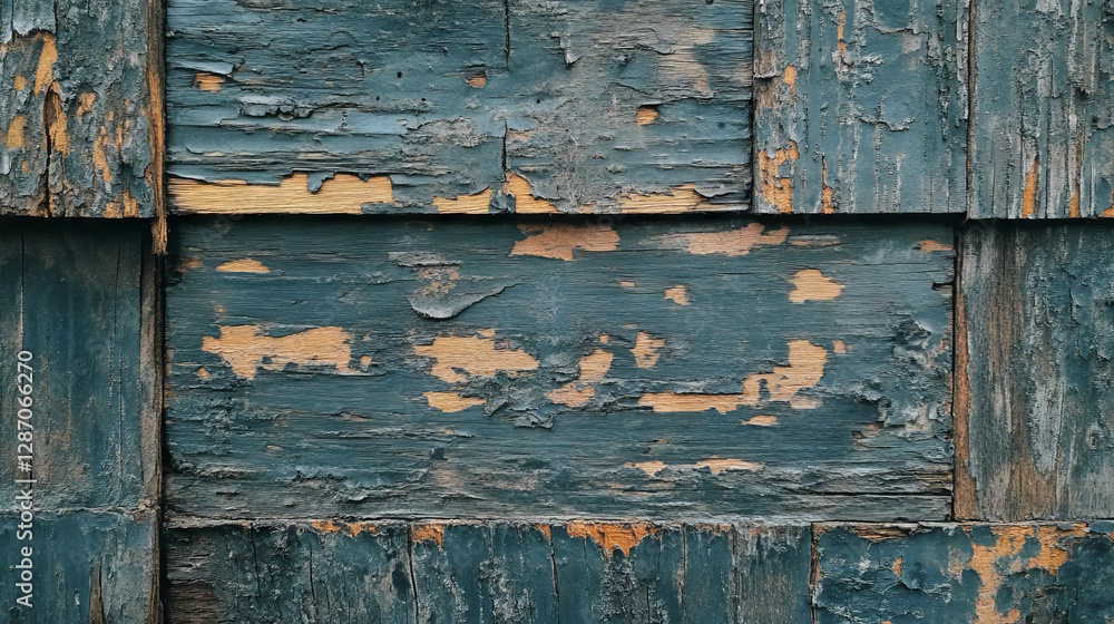 Poster weathered osb texture with faded colors for rustic design and background use