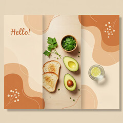 Delicious Morning Meal Trifold Brochure