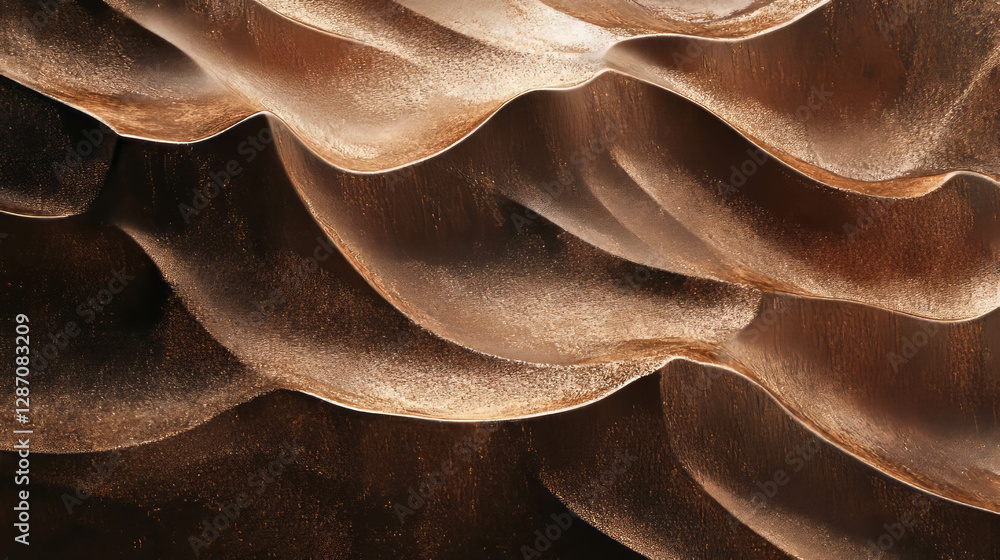 Poster warm reddish bronze texture with soft grain pattern