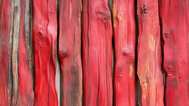 Vibrant redheart wood texture of erythroxylum mexicanum