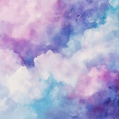 Fototapeta premium Ethereal watercolor texture in pastel hues
