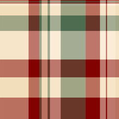 Elegant plaid pattern in muted reds, greens, and creams.  Perfect for textile design, website backgrounds, or seasonal branding.  This timeless design evokes feelings of warmth and comfort.