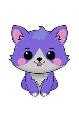 illustration of a cute puppy