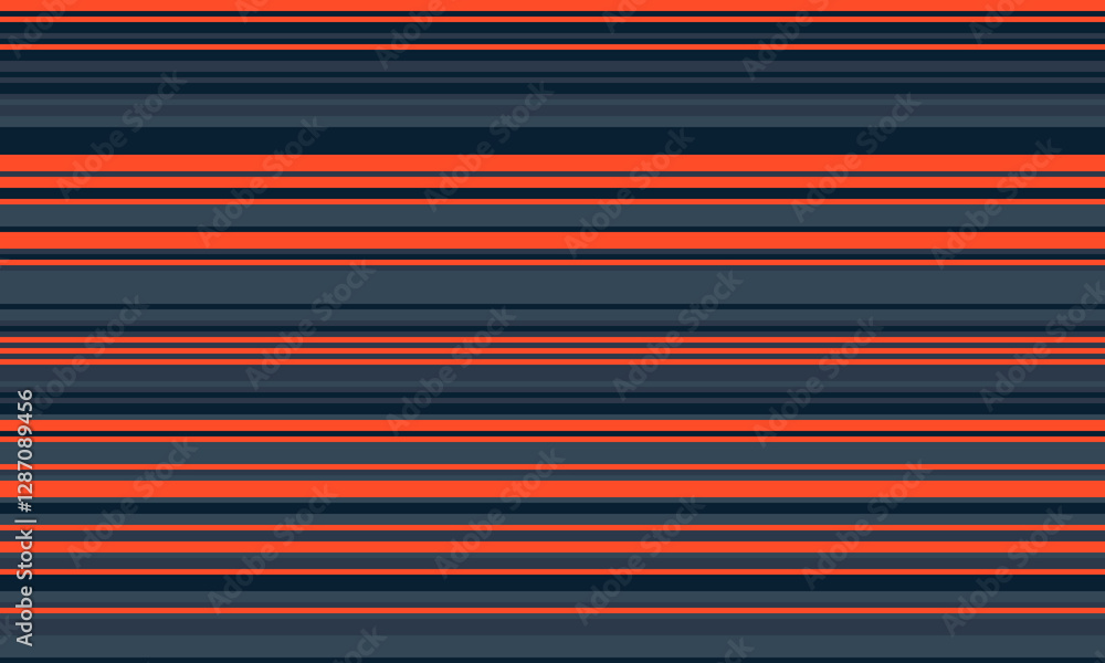 Aufkleber geometric stripes seamless vector pattern with horizontal lines in varied colours, creating an abstr