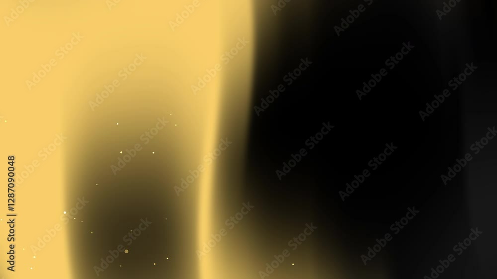 Poster abstract gold and black gradient background texture with sparkling lights: elegant design for luxury
