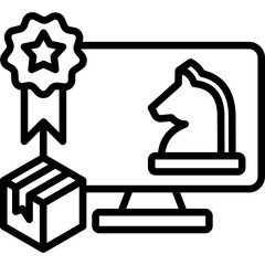 Brand Strategy line icon