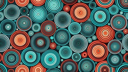 Abstract Circular Pattern Background