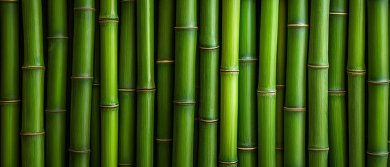 Fototapeta premium Hintergrund aus Bambus Stäben