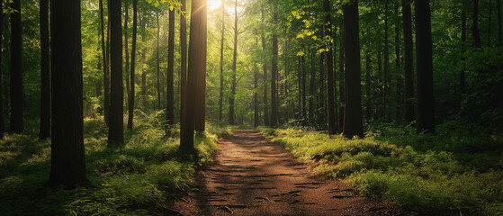 Fototapeta premium Spuren im Wald