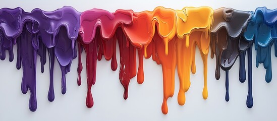 Dripping Paint Spectrum Design