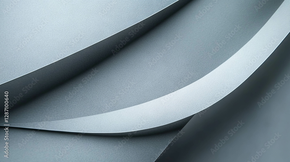 Poster intersecting ribbed grey paper texture for elegant design projects