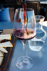 Wine making on bodegas wineries on volcanic soils of Mount Teide in Tacoronte-Acentejo wine region...