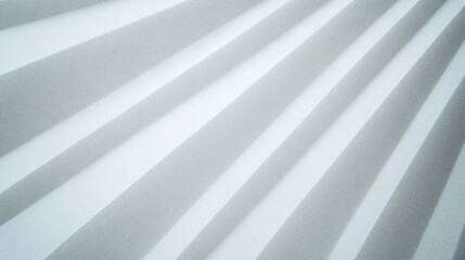 Obraz premium Minimalist design with rounded intersecting ribbed grey paper texture