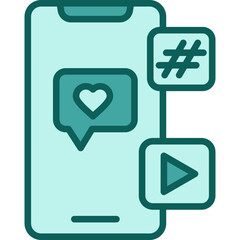 Social Media solid icon