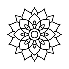 Naklejka premium abstract flower vector