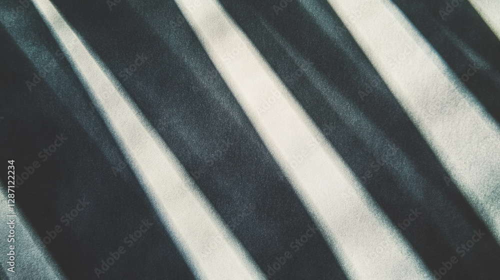 Poster abstract pattern of sharp angled ribbed grey paper surface
