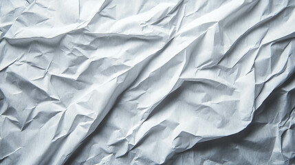 Obraz premium Abstract texture of crumpled grey paper with artistic light and shadow play
