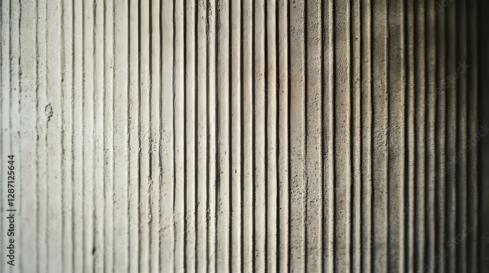 Poster vertical ribbed grey paper texture for design and background applications