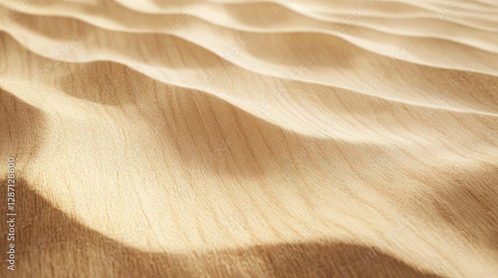 Aufkleber smooth sanded plywood with subtle grain pattern for design and texture background