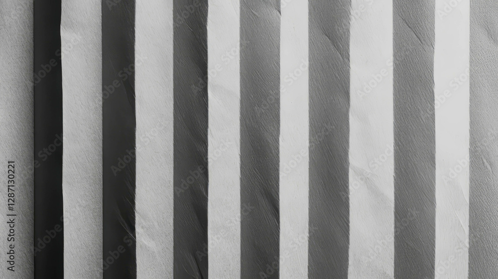 Poster minimalistic textured grey surface with horizontal ribbed pattern for background design