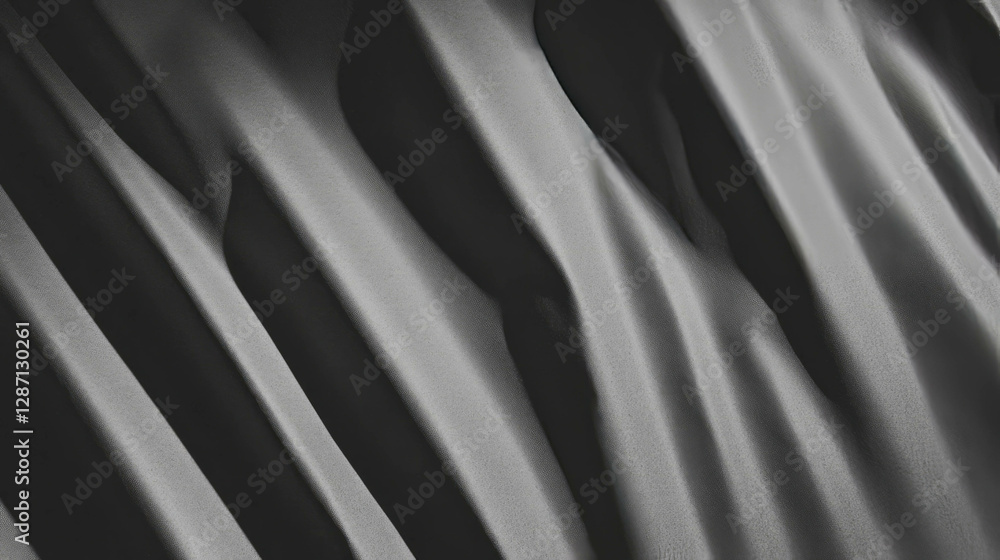 Poster abstract grey ribbed texture with horizontal patterns for creative design background