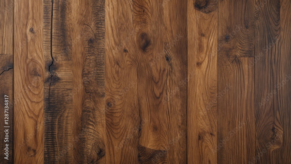 Leinwandbilder rich honey oak wood texture with distinct grain pattern for versatile background use