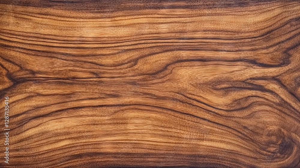 Poster teak wood texture with filled cracks and smooth dark patterns for design