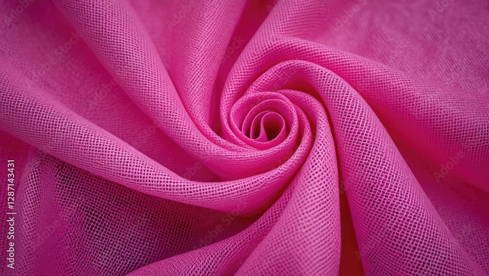 Poster soft pink magenta non woven fabric texture swirled creating an elegant pattern ideal for backgrounds