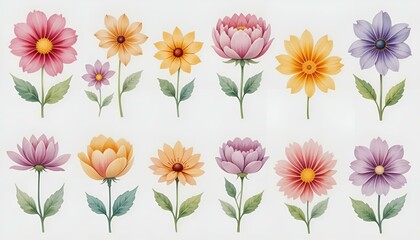 Flower, plant leaf background image, natural texture banner